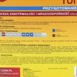 Jesienne nawożenie tui i iglaków zwiększa ich zimotrwałość. Opakowanie zawiera nawóz do pielęgnacji roślin jesienią.