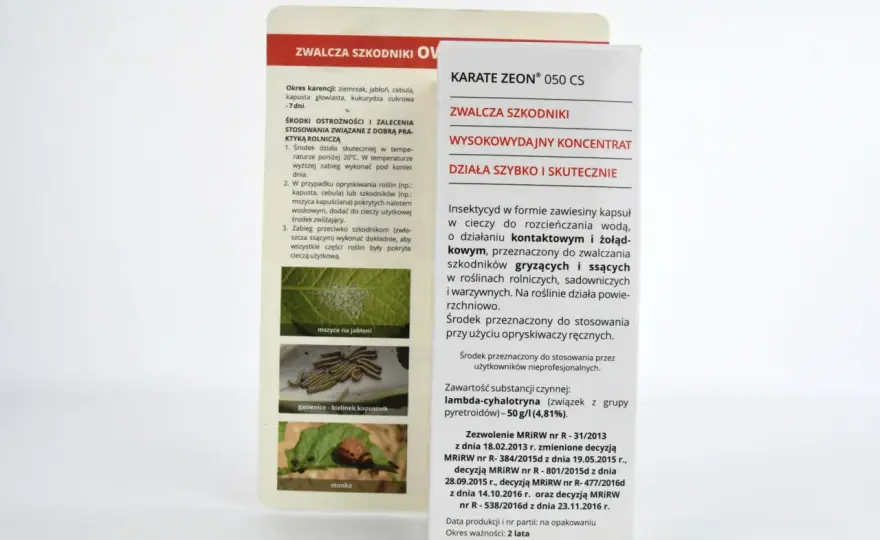 Karate Zeon 050 CS - etykieta, dawki i zasady stosowania